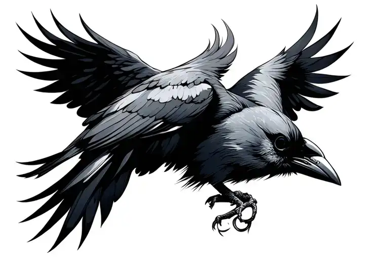 Spirit Of Survival Crow Phoinex