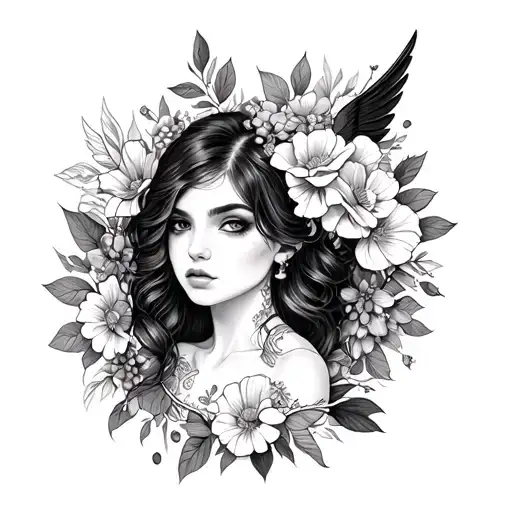 Small Feminine Tattoo Drawing Inspiration From Fourth Wing Books