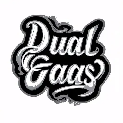 Dualgas In Mixed Lettering