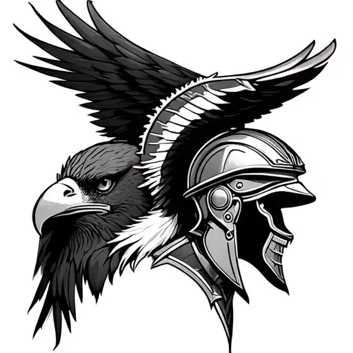Eagle And Sparta Helmet