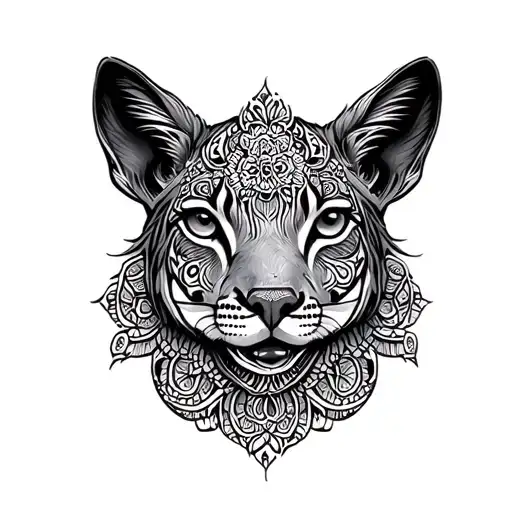 Animal With Mandala Design