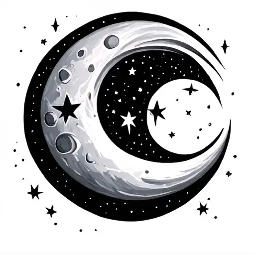 Moon And Stars