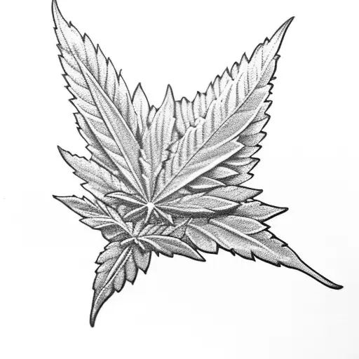 A Marijuana Leaf Shaped Like The Golden Snitch From Harry Potter