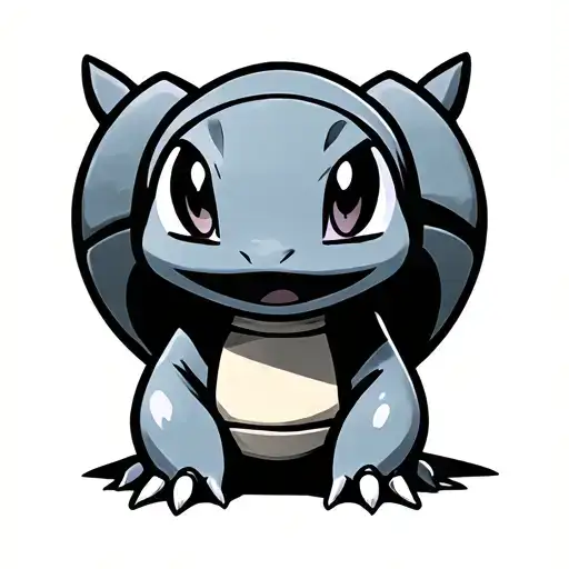 Pokemon Squirtle Minimalistic Representation