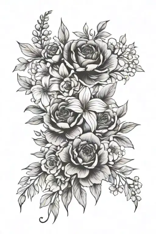 Birth Flower Bouquet