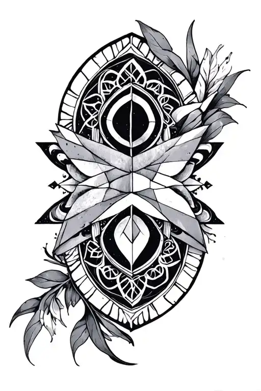 Geometric Medallion Gemini