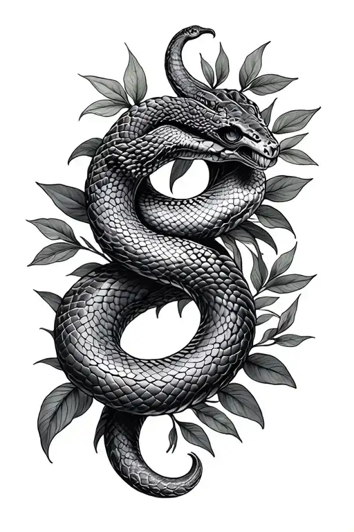 Medallion Gemini Leaves Snake