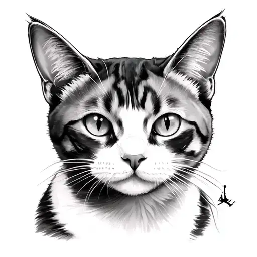 Cat With Jordan And Flow Shoes