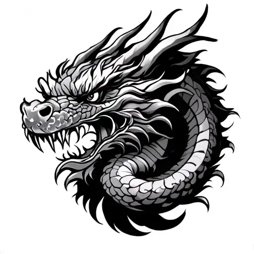 Yakuza Dragon Tatto