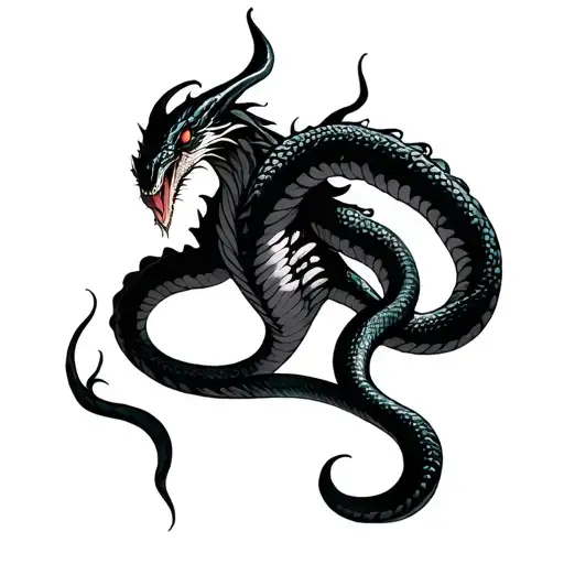 Snake Shadow Demon Standing