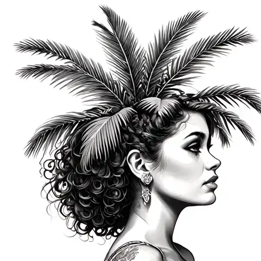 Norma With Palm Tree