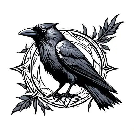 Crow Druid Symbol