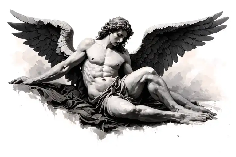 The Fallen Angel Painting By Alexandre Cabanel