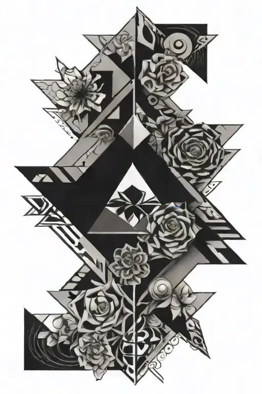 Geometric Design Incorporating Psychedelic Art