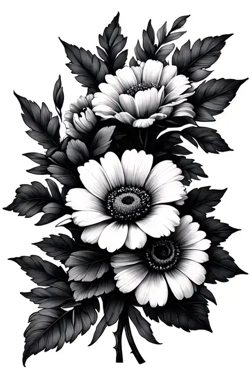 June And December Birth Flower Bouquet