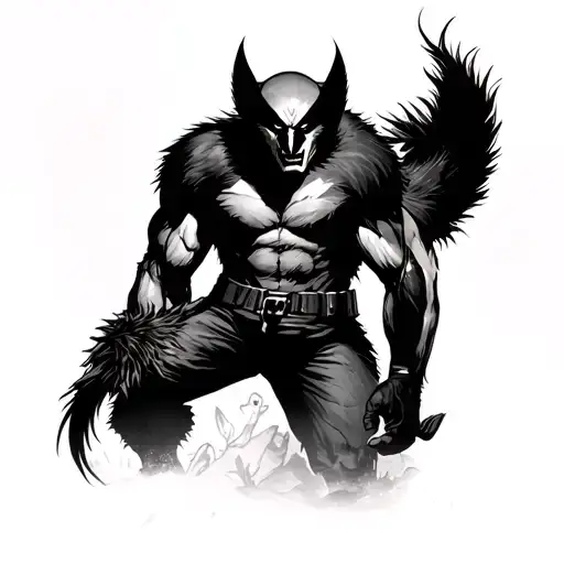 Wolverine Hunting Its Prey