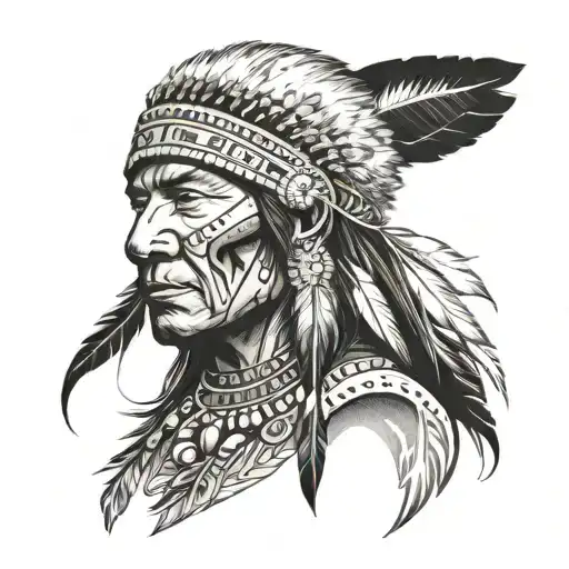 Native American In Honor Of Aunt