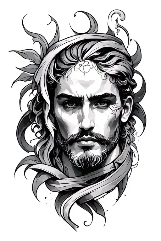 Farvahar With Roman Numbers