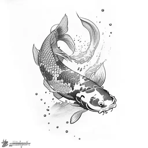 Koi Fish And Paint