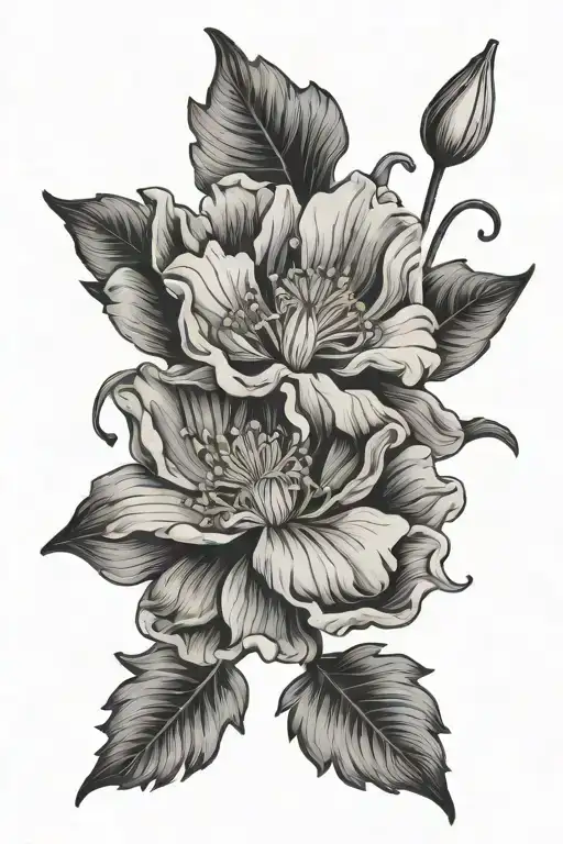 Poppy And Marigold Lily