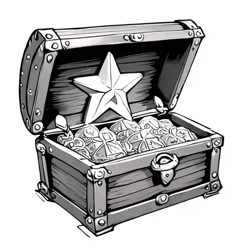 Star And Treasure Chest
