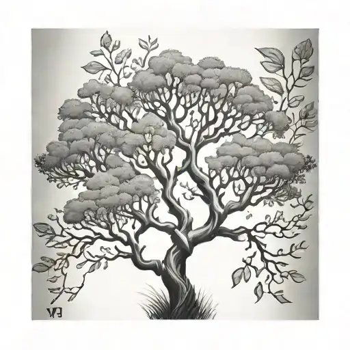 Dna Strand Tree Growth