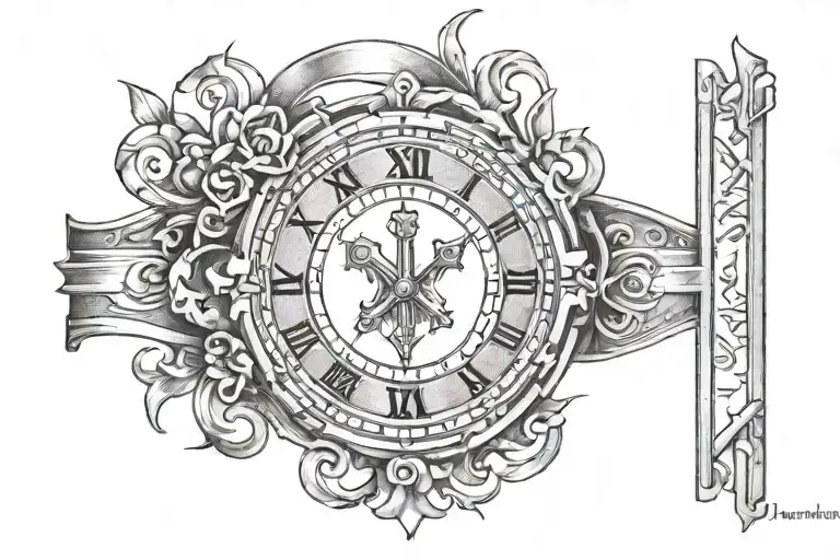 Roman Numerals Around Wrist