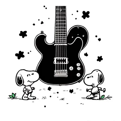 Peanuts With Guitar