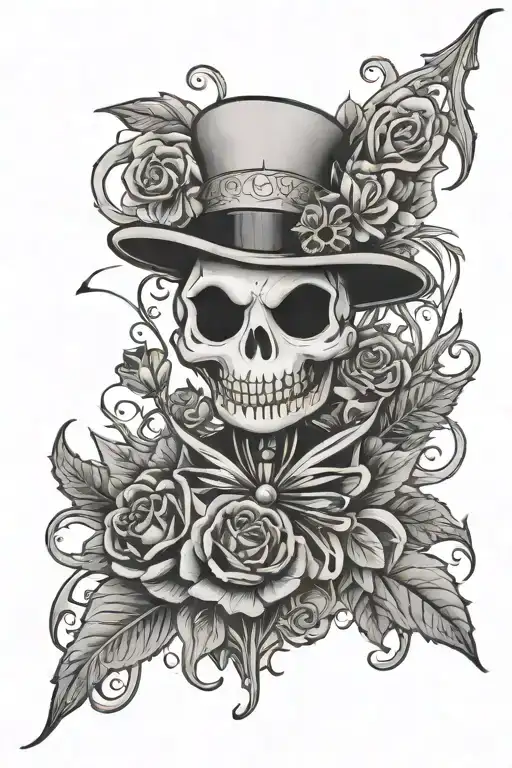 Mr Jack Skellington Floral