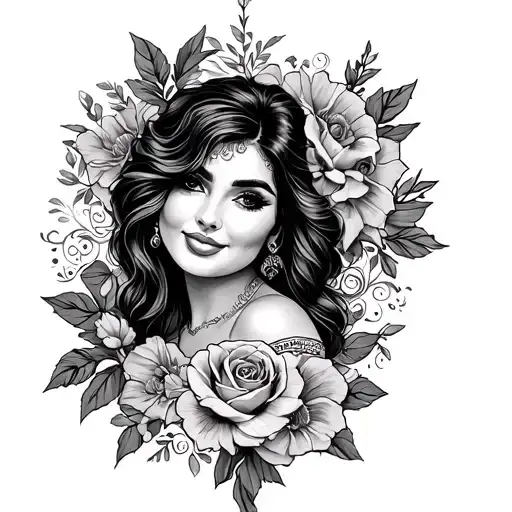 Memorial Tattoo For Mom Chicano Style