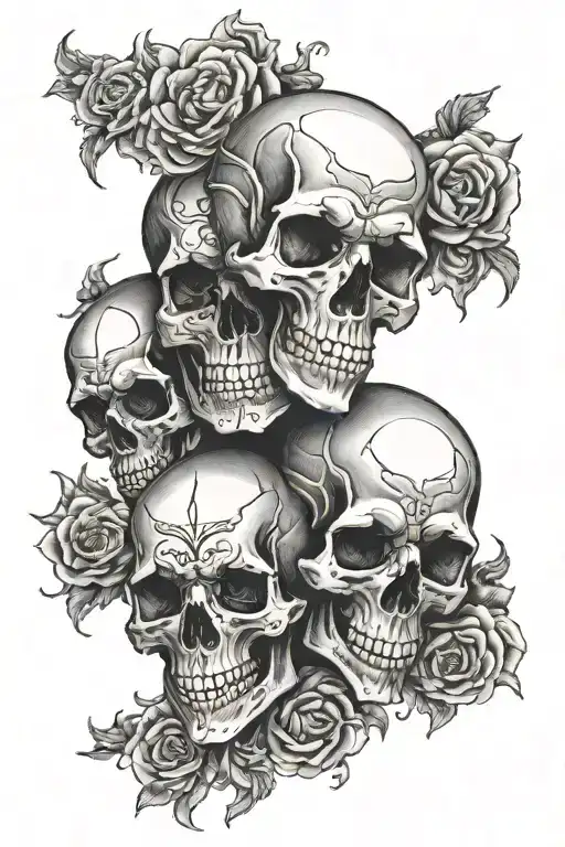 Skulls Representing Dark Periods