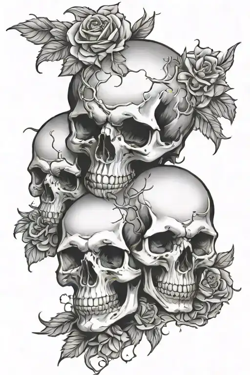 Skulls Representing Dark Periods