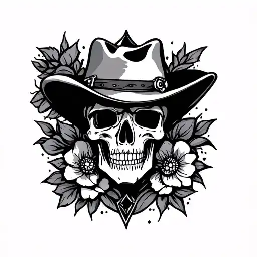 Western Style Simple Outline Traditional