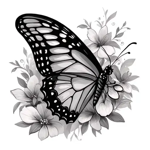 Butterfly Dedication Towards Daughter Name