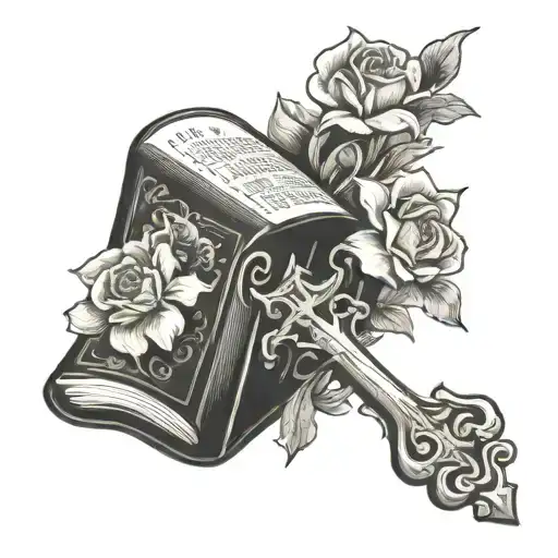 Bible With Flowers