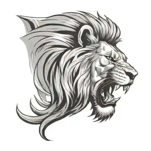 Roaring Lion Head