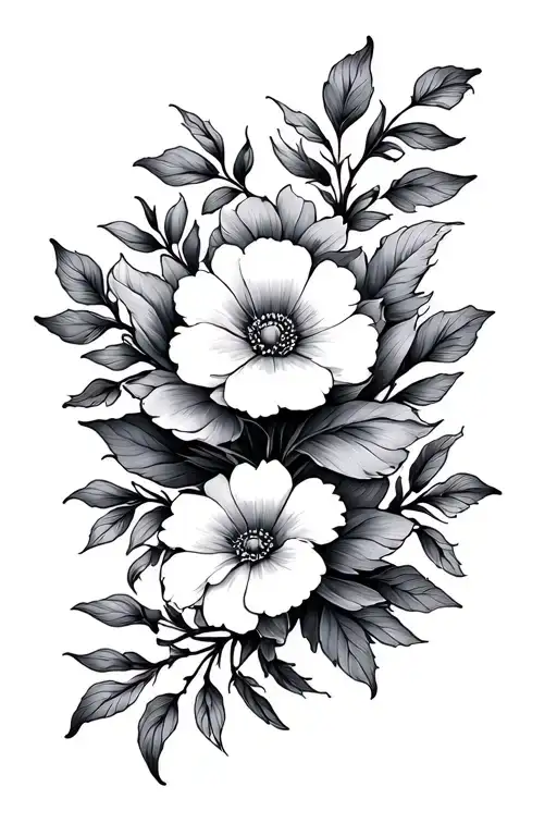 Floral Line Work