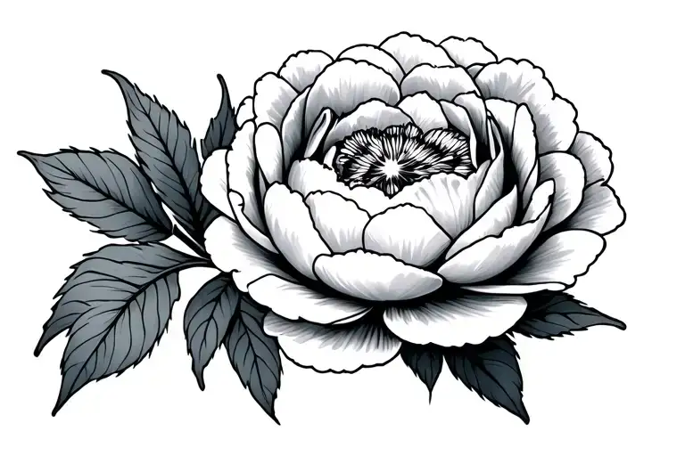 A Peonia With A Incorporate Star