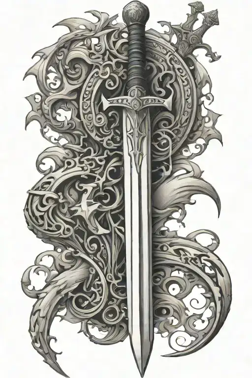 Black Long Sword Gurthang