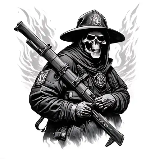 Firefighter Grim Reaper