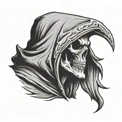 Side Profile Reaper With Hood