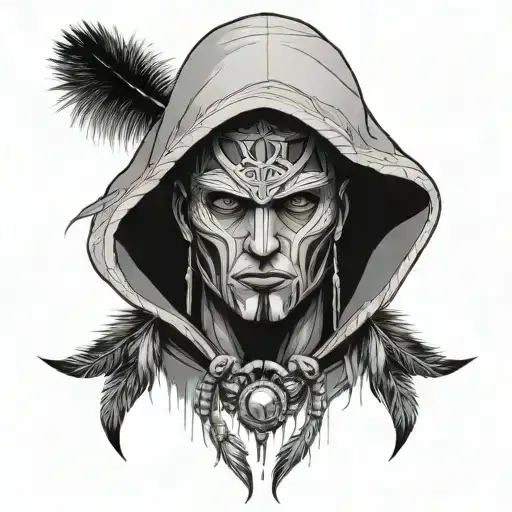 Hooded Man From Bad Dream Catcher