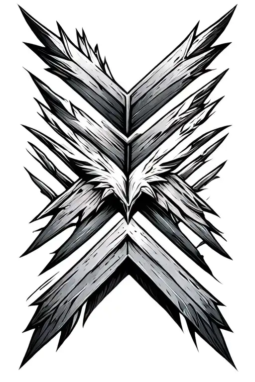 Arrow Design Featuring Elements