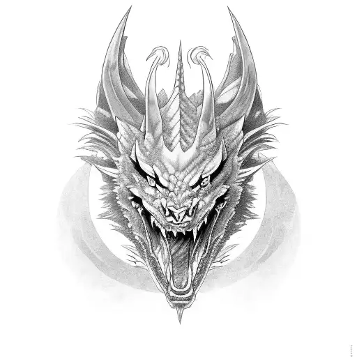 A Western Dragon With Wolf-like Features
