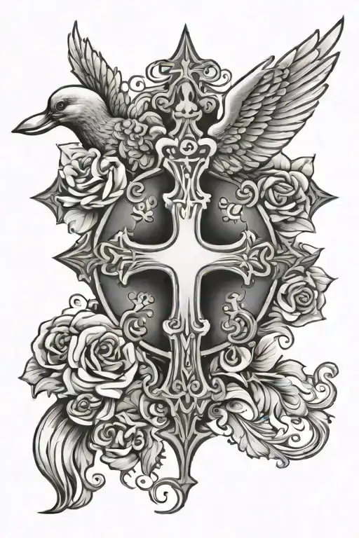 Cross And Dove