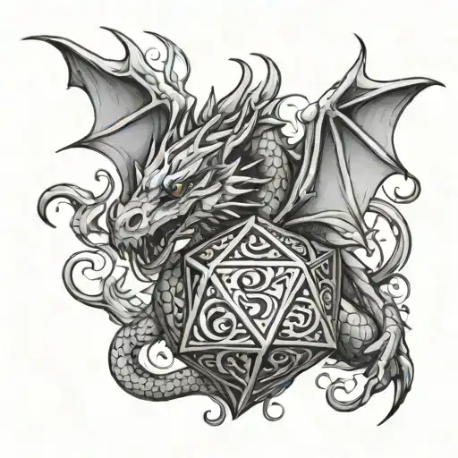 Dragon D20 Dice