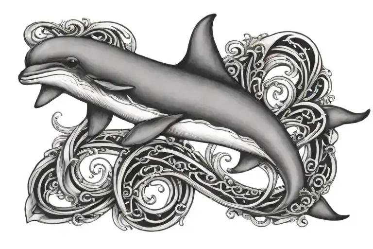 Dolphin Infinity Symbol