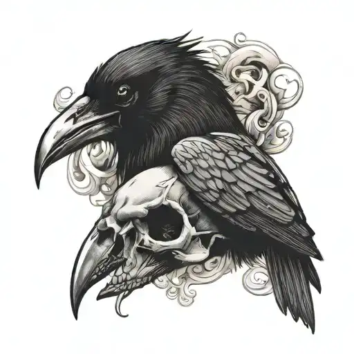 Raven Skull