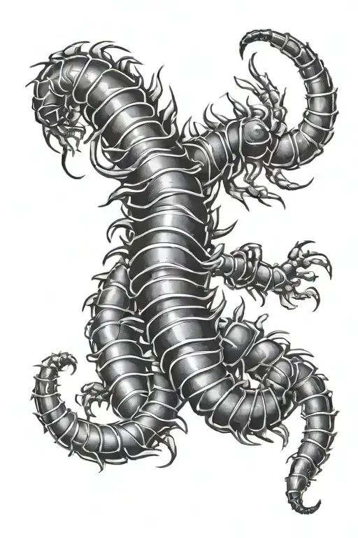 Scolopendra Long Thin Black