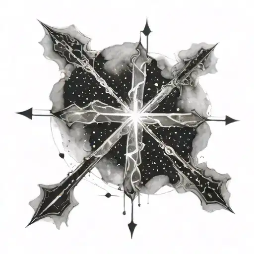 Christian Cross Constellation Rising